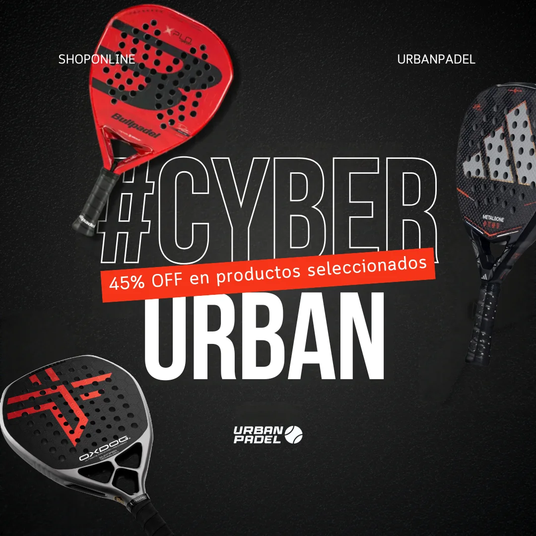 Cyber Urban: 45% OFF en paletas de pádel seleccionadas en Urban Padel